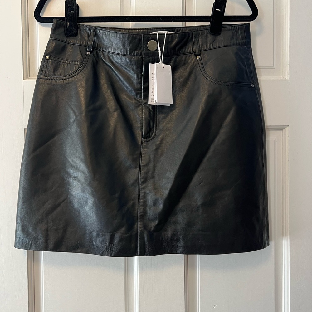Walter Baker Alicia Leather mini skirt